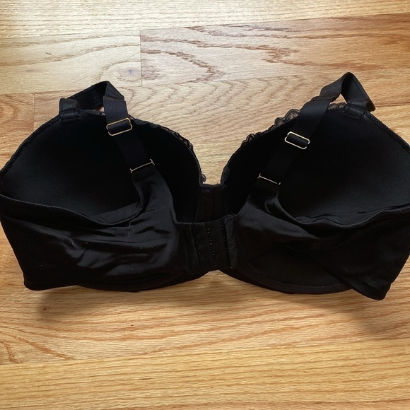 Joyspun Underwire Balconette Bra multiple sizes 40-46 Black lace full figure - Picture 5 of 8